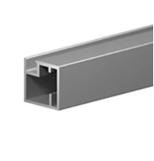 Alok Профиль рамочный узкий  20*19 мм матовоый хром 3,0 м АО00.10 МХ