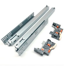 Направляющие скрытого монтажа 3D DTC 300 мм 40 кг полного выдв. с замками 16247