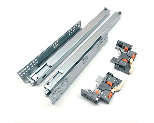 Направляющие скрытого монтажа 3D DTC 300 мм 40 кг полного выдв. с замками 16247