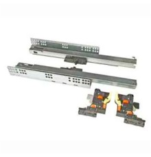 Направляющие скрытого монтажа 3D push to open DTC 550мм 40 кг полного выдв. с замками 17687