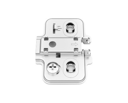 Планка монтажная к петле Stylish DTC Snap-On с 3D+2 самореза, h-2 23952