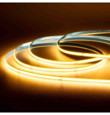 Лента S2, Cob Led, 320Led, IP20, 3100К, 10Вт/м, 24В, 5м*8мм теплый свет 04.800.00.197 