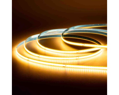 Лента S2, Cob Led, 320Led, IP20, 3100К, 10Вт/м, 24В, 5м*8мм теплый свет 04.800.00.197 