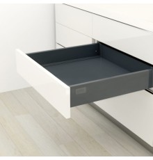 Комплект ящика Soft-Close 450мм h=95 мм, 40 кг  DTC Dragon Pro т.серый арт.24447