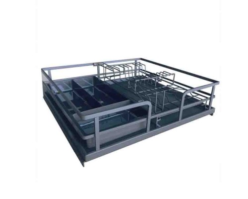 Выдвижная корзина-сушка 800 мм Talisman серия LX, графит, с лотками 852-80-09