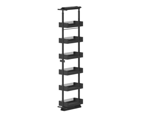 Направляющие усиленные полного выдвижения 500 мм,  для колонны 200/300 мм Talisman серия GLX графит 893-2-09