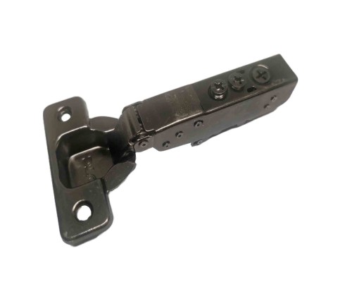 Петля накладная 110гр с доводчиком Pivot Star DTC Anyway-Clip для AL-рамки черная (без планки) 21088