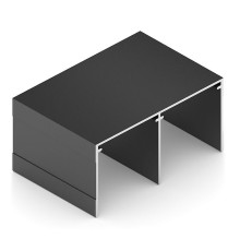 Aristo Eco Направляющая верхняя Черный матовый L-2700