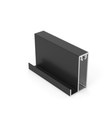 Aristo Slim max Рамка широкая плоская Черный мат. L-2700