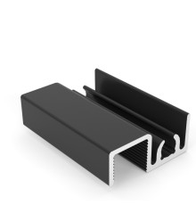 Aristo Slim max Рамка узкая плоская Черный матовый L-2700