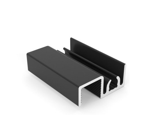 Aristo Slim max Рамка узкая плоская Черный матовый L-5400