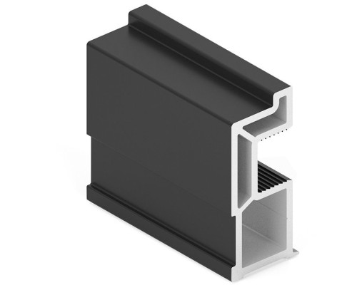 Aristo Slim max Вертикальный профиль Черный матовый L-5400