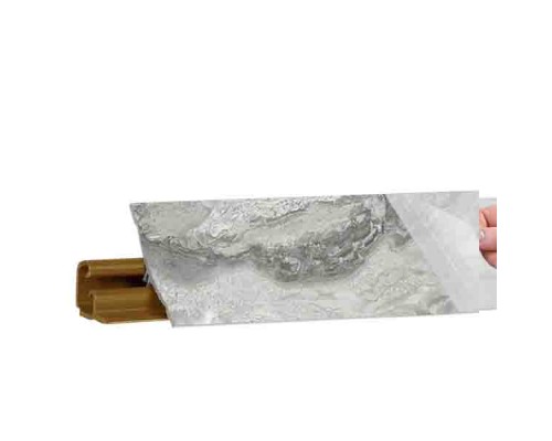 Плинтус Korner 3 м Паладина серая (Slotex 8125) LB-231-81 (Склад)