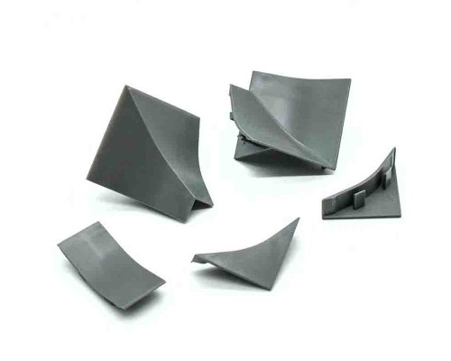 Комплект для плинтуса Korner LB-23 № 639 Гранит темный 20-23-4-639