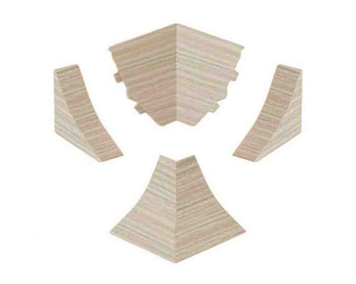 Комплект для плинтуса Korner LB-23 № 6085 Риголетто светлый 20-23-4-6085