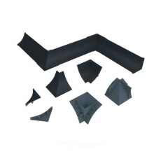 Комплект для плинтуса Korner LB-23 № 6077 Оксид глянец 20-23-4-6077 (Склад)