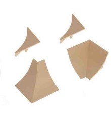 Комплект для плинтуса Korner LB-23 № 6052 Травертин светлый 20-23-4-6052 (Склад)