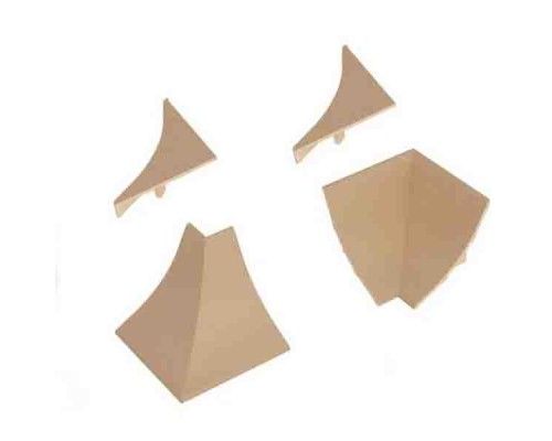 Комплект для плинтуса Korner LB-23 № 6052 Травертин светлый 20-23-4-6052 (Склад)