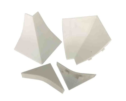 Комплект для плинтуса Korner LB-23 № 6017 Белый камень 20-23-4-6017