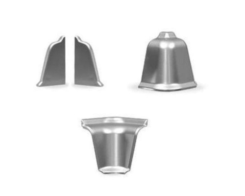 Комплект для плинтуса Korner LB-37 № 210 Аллюминий 210