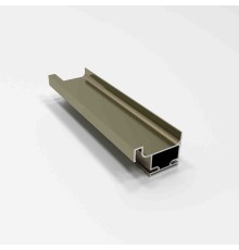 Профиль-ручка L-4500 вертикальная асимметрия, шампань