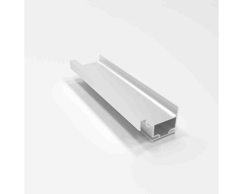 Профиль-ручка L-4500 вертикальная асимметрия, алюминий 32167