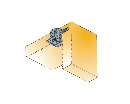 Эксцентрик Titus System 6 Drop-on 16 мм, установка сверху, белый 006975-877-001