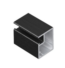 Aristo Профиль рамочный узкий черный кварц 2,7 м AR831