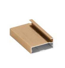 Aristo Профиль рамочный 20,5*45-8 мм золото кварц 2,7 м AR836