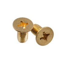 Aristo Винт М4*10 с потайной головкой под крест, латунь