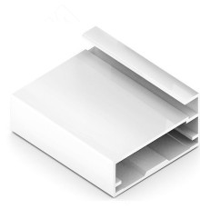 Aristo Ал.профиль для витрин белый глянец  2,9м AR298б