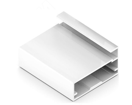 Aristo Ал.профиль для витрин белый глянец  2,9м AR298б