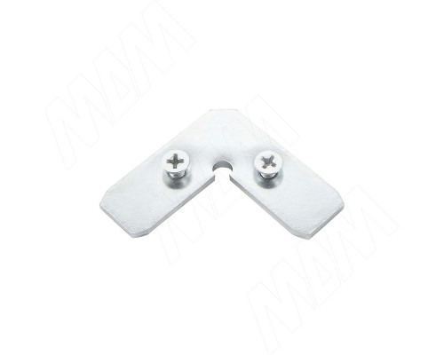 Sezam Уголок для соединения рамочных профилей 50*50*3 мм с винтами OPK-20010-09