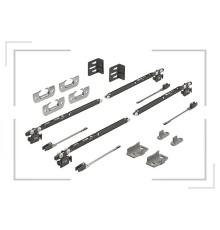 К-т фурнитуры Hettich Sysline S, с доводчиком на закрывание и открывание 9208511