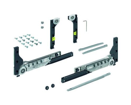 Комплект фурнитуры Hettich Slidelyne M с демфером, деревянные двери 9156338