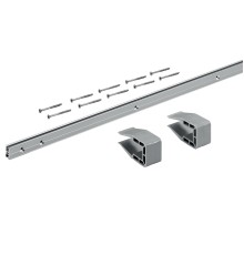 Комплект профиля Hettich Slidelyne M, L4000, H25, серебристый 9209231