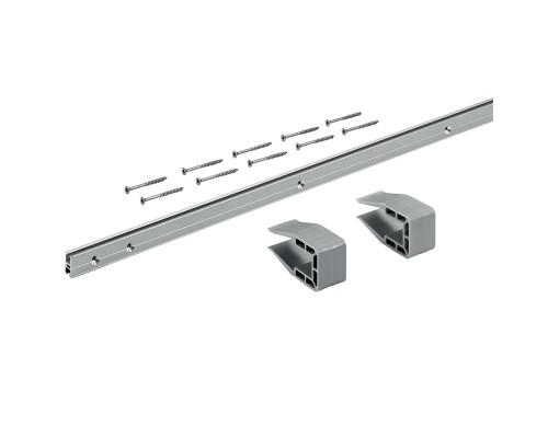 Комплект профиля Hettich Slidelyne M, L4000, H25, серебристый 9209231