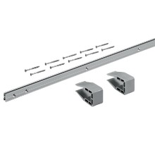 Комплект профиля Hettich Slidelyne M, L2500, H16, серебристый 9209223