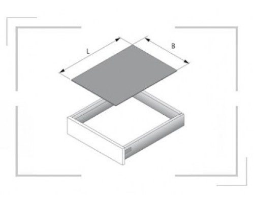 Противоскользящий коврик Hettich для Arcitech, NL500, L5000, белый 9209573