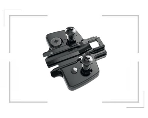 Планка монтажная Hettich Sensys 8099 Intermat, L37,D3, евровинты, эксц., черный 9091805