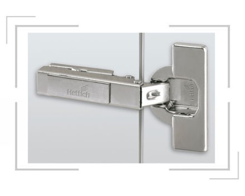 Петля Hettich Intermat 9973 полунакладная без пружин угол 110гр. (без планки) 9043362