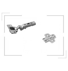 Петля Hettich Intermat 9944 накладная -30 угол 125гр. (без планки) 9043417(73936)