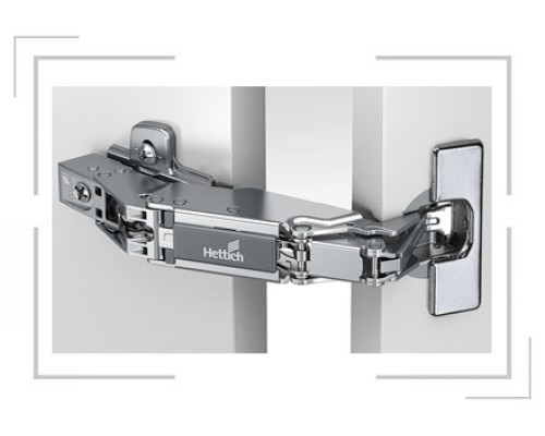 Петля Hettich Intermat 8657 накладная угол 165гр. (без планки) 9099750