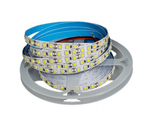 Лента 2835 120Led, IP20, 4000К, 9,6Вт/м, 12В, 5м*8мм нейтральный свет 04.800.00.075