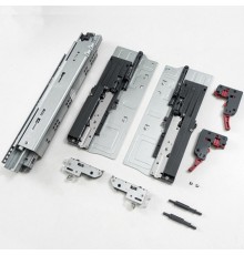 Направляющие скрытого монтажа Talisman с доводчиком + Push to open пол. выд. 350 629-35