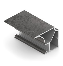 Aristo Профиль-ручка Flat Вороненая сталь L-2700