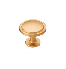 Ручка-кнопка FК1948 knob матовое золото 63107