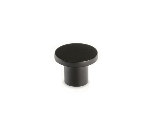 Ручка-кнопка FK11077 knob черный матовый 61077 Ручка-кнопка FK11077 knob черный матовый 61077