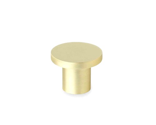 Ручка-кнопка FК11077 knob матовое золото 61075