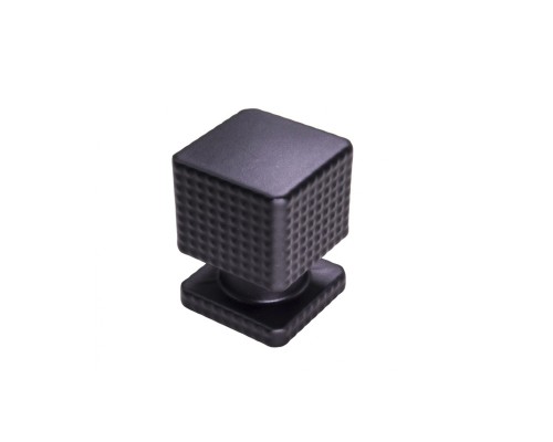 Ручка-кнопка FK1953-knob, матовый черный 64097 Ручка-кнопка FK1953-knob, матовый черный 64097